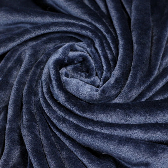 Navy Plush Blanket